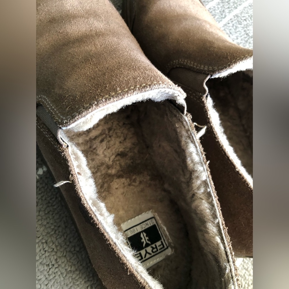Frye Shearling Lined Leather Slip On - image 8